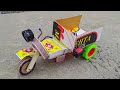 How To Make Matchbox Tuk Tuk Cargo Auto Rickshaw At Home Diy Simple Creative Idea From Matchbox