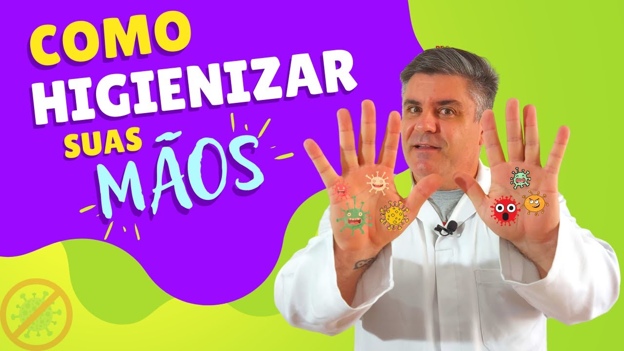 JEITO CERTO DE LAVAR AS MÃOS
