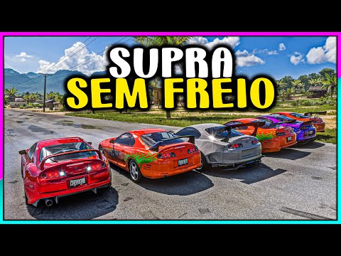 GOLIAS SEM FREIO COM DANO SIMULAÇÃO DE SUPRA - FORZA HORIZON 5