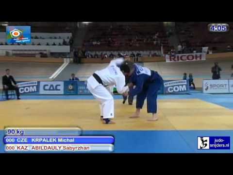 Judo 2010 World Cup Men Vienna: Michal Krpalek (CZE) - Sabyrzhan Abildauly (KAZ) [-90kg]