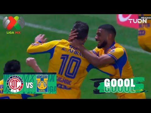 ¡GIGNAC tira, GORRIARÁN desvía y gol!  - Toluca 0-1 Tigres | Liga MX - Final Vuelta Ap2025 | TUDN