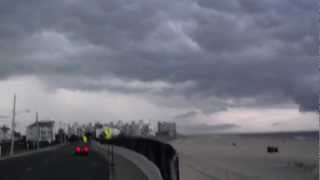 preview picture of video 'North End - Long Branch NJ 9-8-2012 Storm'