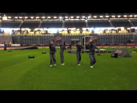 Friends Arena Speedway Grand Prix Blue Hill Danceshow 2013