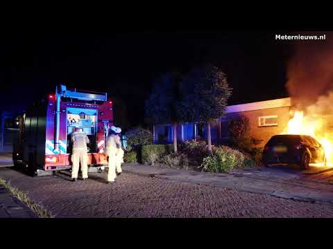 Autobrand in Coevorden