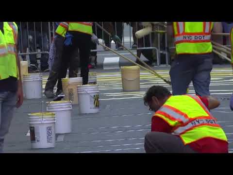 NYC BLM Painting Fifth Avenue