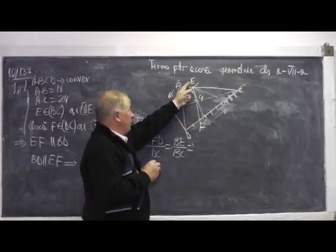 2/2 Lectia 787 Patrulatere concave, convexe Probleme geometrie Teorema Thales, Bisectoarei - Clasa 7