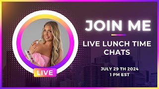 Hot Mess Momma MD is live! #letschat #grwm #lunchtime