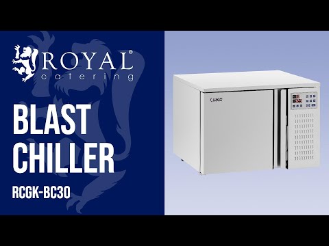 video - Snabbfrysare - 29,5 L - Royal Catering - Frysningskapacitet: 4/209 kg/min