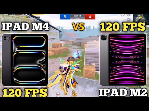 iPad Pro M4 (120 FPS) vs iPad Pro M2 (120 FPS) TDM Test | Which Device Better Perform in PUBG MOBILE