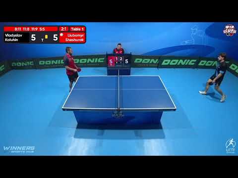 17:00 Vladyslav Kaluhin 3-1 Liubomyr Sheshurak West 3 WIN CUP 03.11.2022 | TABLE TENNIS WINCUP