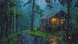 Rain Sounds for Sleeping – Loud Rain & Distant Thunder for Calm, Sleep Well, Goodbye Stress