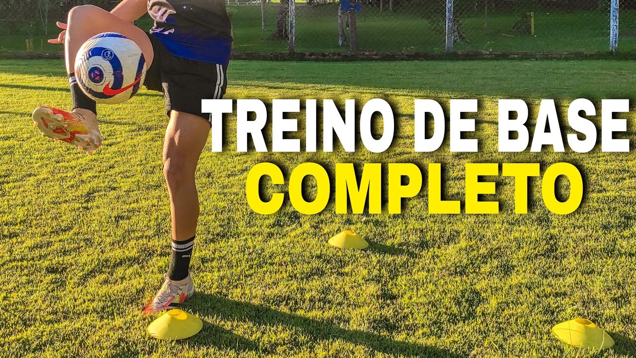 Como MELHORAR a TÉCNICA e FUNDAMENTOS DO FUTEBOL | PASSE, DOMÍNIO E TEMPO DE BOLA | TREINO DE BASE