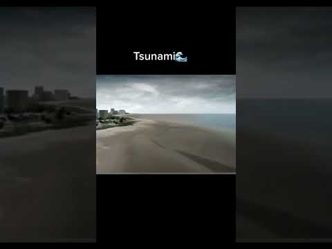Así es como se forma un tsunami real #shorts