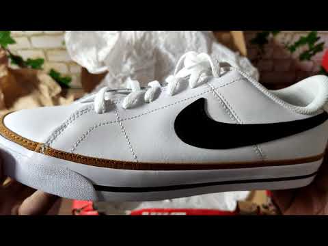 Nike Court Legacy ( leather) indian unit Unboxing and first look - White colour