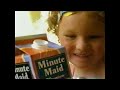 Minute Maid Premium Orange Juice Commercial 1999