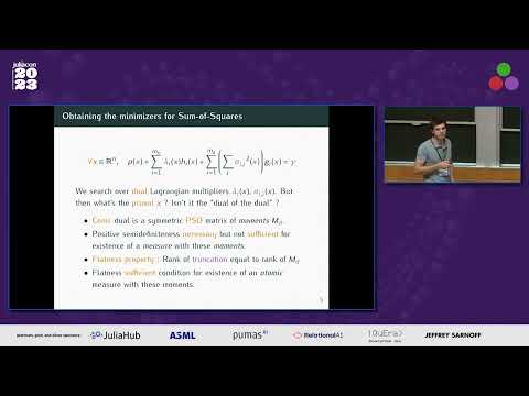 Polynomial Optimization | Benoît Legat | JuliaCon 2023