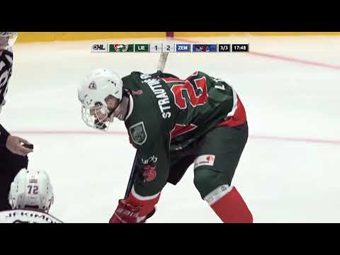 Optibet hokeja līga: HK Liepāja - HK Zemgale/LLU spēles labākie momenti (01.12.2021)