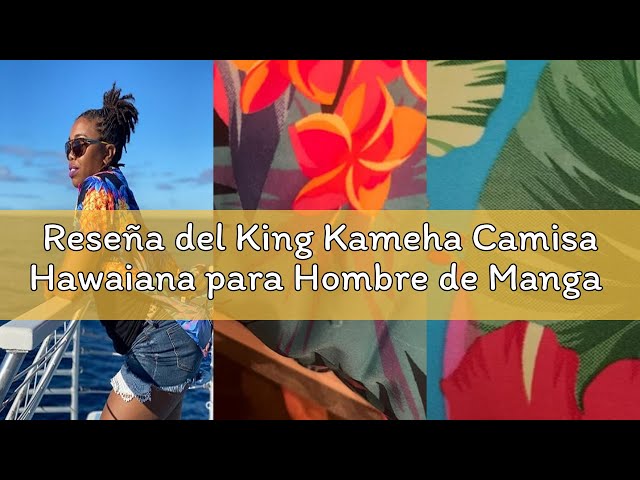 Vídeo relacionado con King Kameha Funky Camisa Hawaiana, Comic, Multicolor, M