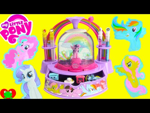 My Little Pony Glitter Globe Maker with Happy Places and Surprises Video