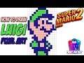 How To Draw Luigi From Super Mario Bros 2 8 Bit Pixel Art Drawing Tutorial