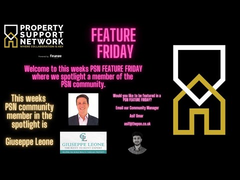 PSN Feature Friday - Episode 8 - Giuseppe Leone