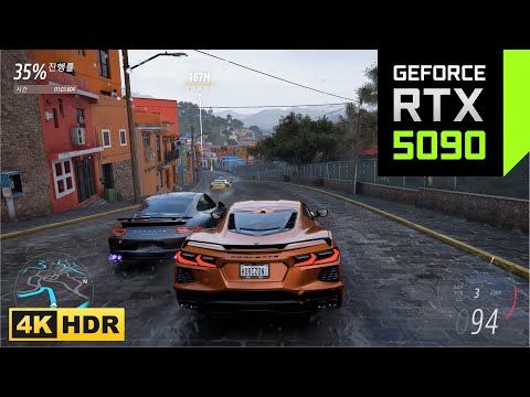 포르자 호라이즌 5 : 벤치마크 ( RTX5090 풀옵션 4K DLSS ON )