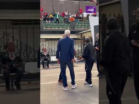 اول ظهور لـ محمد يوسف مع الاهلي قبل مباراة بتروجيت بعد توليه مهمة المدير الرياضي.. شاهد ماذا فعل