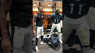 Eagles Celebrate the VICTORY on SNF to Dreams and Nightmares! #shorts