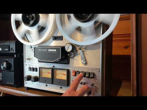 Pioneer RT-1011L Reel to Reel Tape Deck + Reels + NAB Hub Adapters. Watch  Video.