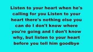 DHT Listen To Your Heart (With Lyrics)