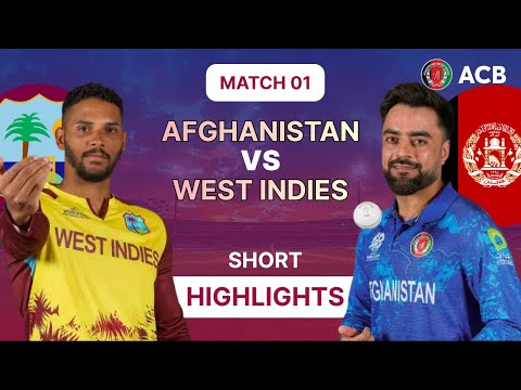 Short Highlights | Afghanistan vs West Indies | 1st T20I | January 19 | Dubai | ACB | 321J