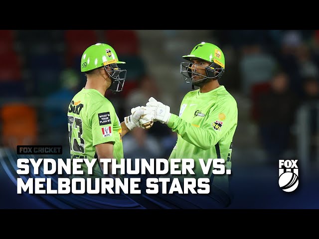 Sydney Thunder vs Melbourne Stars – Match Highlights  | 13/12/22 | FOX Cricket