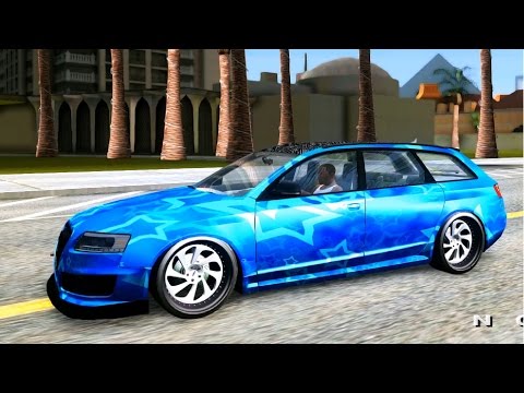 Audi RS6 Blue Star Badgged - GTA MOD _REVIEW