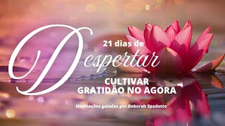 DIA 16 - CULTIVAR GRATIDÃO NO AGORA - Mini meditação guiada por Déborah Spadotto