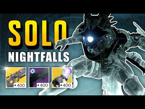 Soloing The Winter's Run Nightfall in Destiny 1 (3x)