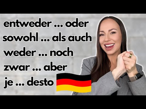 DOPPELKONNEKTOREN (zweiteilige Konnektoren | Grammatik | B1 B2 C1 | Deutsch lernen | Learn German)