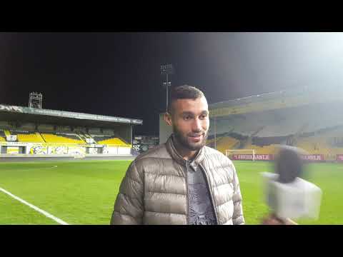 CHAMPIONNAT BELGE LOKEREN VS ANTWERP 1-1 réaction de Terki Mehdi  après le match