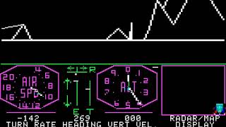 Apple II Game: Flight Simulator (1979 Sub Logic)