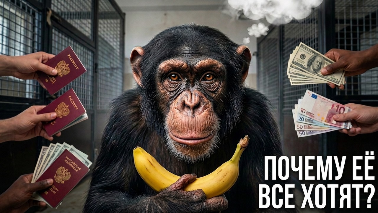 Почему эту Шимпанзе Хотят все Иностранцы?