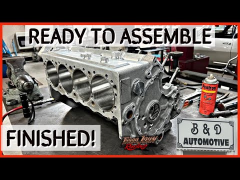 SBC Aluminum Block is Ready for Assembly