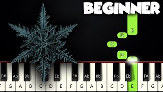 Let It Snow! Let It Snow! Let It Snow! | BEGINNER PIANO TUTORIAL + SHEET MUSIC by Betacustic