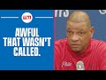 Doc Rivers gets heated over Jayson Tatum's push off | CBS Sports