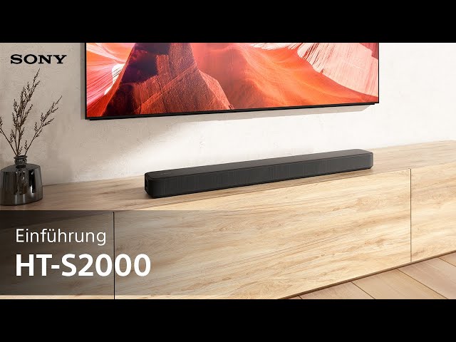 Vidéo teaser pour Sony präsentiert: die neue HT-S2000 3.1-Kanal-Soundbar