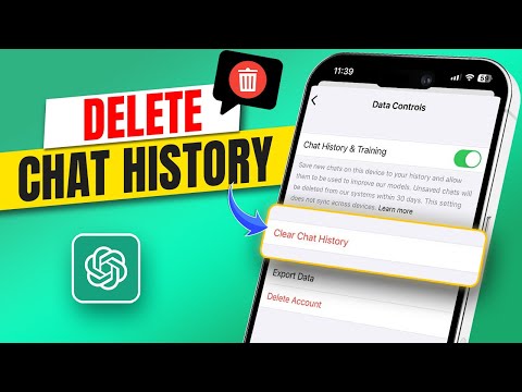 How to Delete ChatGPT Chat History from iPhone | Delete ChatGPT Conversations