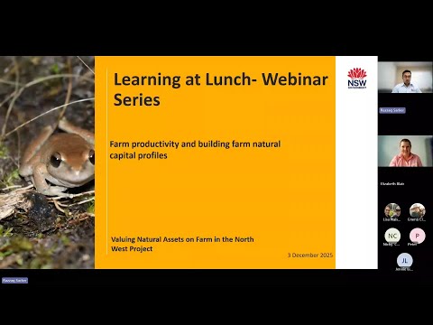 Building farm natural capital profiles -  'Managing natural assets on farm' webinar series