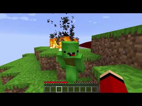 VOLCANO vs Mikey & JJ Doomsday Bunker in Minecraft! (Maizen)