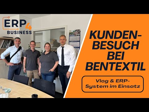 ERP 4 Business und Myfactory im Einsatz: Kundenbesuch bei benTextil