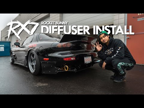 FD3S RX-7 Diffuser Install (1Jz-Rx7)