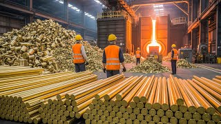 Download lagu Amazing Recycling Process of Old Brass Scrap into High-Grade Shiny Brass Rods mp3 Download lagu Amazing Recycling Process of Old Brass Scrap into High-Grade Shiny Brass Rods mp3