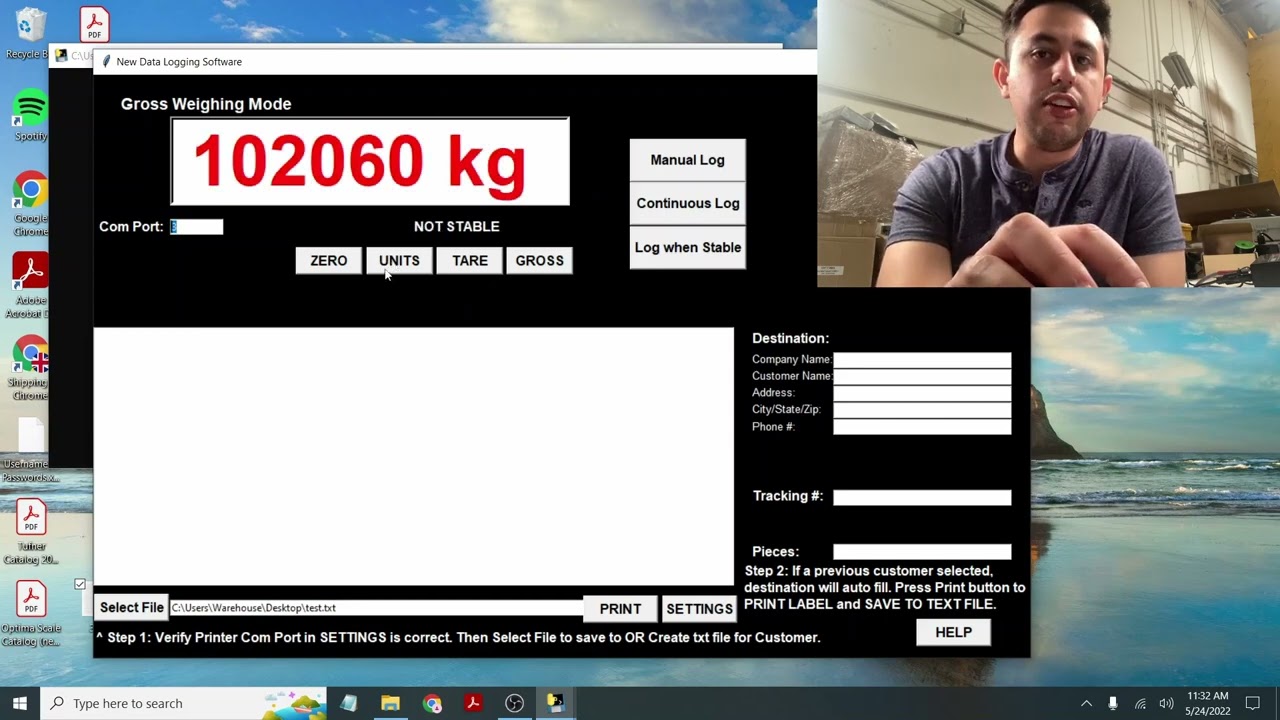 New Data Logging Software
